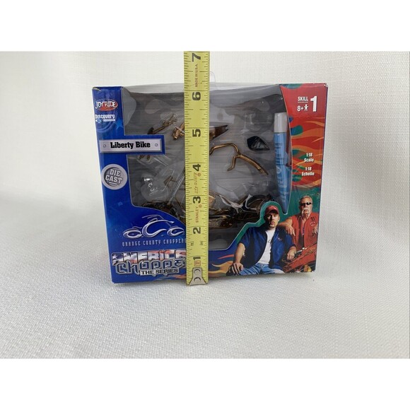 Joy Ride Orange County Choppers American Chopper Series Liberty Bike Model Kit - Picture 8 of 8